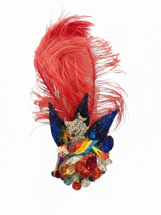 Wendy Gell Jewelry - ONE OF A KIND ✨ Rare Vintage Wendy Gell “Wristy” Couture Statement Cuff Bracelet